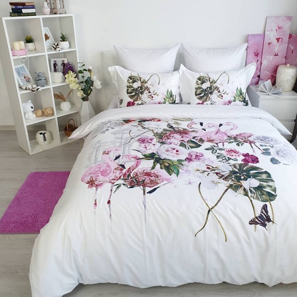 Комплект постельного белья Tivolyo home FLAMINGO